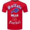 Pro Standard Mens NFL Old English Short Sleeve Tee(Red)