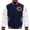 Pro Standard Mens NFL Old English Varsity Jacket(Blue)