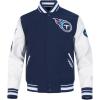 Pro Standard Mens NFL Old English Varsity Jacket(Blue)