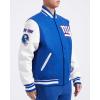 Pro Standard Mens NFL Old English Varsity Jacket(Dodger Blue/White)