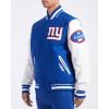 Pro Standard Mens NFL Old English Varsity Jacket(Dodger Blue/White)