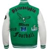 Pro Standard Mens NFL Old English Varsity Jacket(Green)