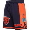 Pro Standard Mens NFL Retro Classics Athletic Short(Midnight Navy/Orange/Midnight Navy)