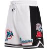 Pro Standard Mens NFL Retro Classics Athletic Short(White/Black)