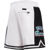 Pro Standard Mens NFL Retro Classics Athletic Short(White/Black)