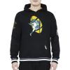 Pro Standard Mens NFL Retro Classics Brushed Back French Terry Pull Over Hoodie(Black)