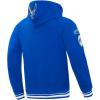Pro Standard Mens NFL Retro Classics Brushed Back French Terry Pull Over Hoodie(Blue)