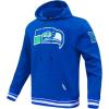 Pro Standard Mens NFL Retro Classics Brushed Back French Terry Pull Over Hoodie(Blue)