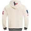 Pro Standard Mens NFL Retro Classics Brushed Back French Terry Pull Over Hoodie(Off-white)