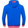 Pro Standard Mens NFL Retro Classics Brushed Back French Terry Pull Over Hoodie(Royal Blue/Red)