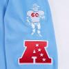 Pro Standard Mens NFL Retro Classics Brushed Back French Terry Pull Over Hoodie(University Blue)