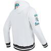 Pro Standard Mens NFL Retro Classics Brushed Back French Terry Pull Over Hoodie(White/Black)