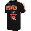 Pro Standard Mens NFL Retro Classics Taping Tee(Black/Orange)