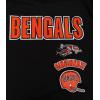 Pro Standard Mens NFL Retro Classics Taping Tee(Black/Orange)