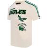Pro Standard Mens NFL Retro Classics Taping Tee(Eggshell/ Kelly Green)