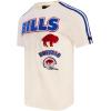 Pro Standard Mens NFL Retro Classics Taping Tee(Eggshell/Royal Blue)