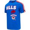 Pro Standard Mens NFL Retro Classics Taping Tee(Royal Blue/Red)