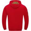 Pro Standard Mens NHL Classic Chenille Full Zip Hoodie(Red)