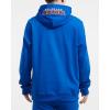Pro Standard Mens NHL Classic Chenille Pull Over Hoodie(Dodger Blue)