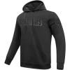 Pro Standard Mens NHL Classic Chenille Pull Over Hoodie(Triple Black)