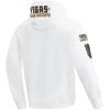 Pro Standard Mens NHL Classic Chenille Pull Over Hoodie(White)