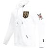 Pro Standard Mens NHL Classic Chenille Pull Over Hoodie(White)