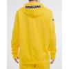Pro Standard Mens NHL Classic Chenille Pull Over Hoodie(Yellow)
