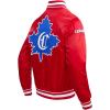 Pro Standard Mens NHL Retro Classics Satin Jacket(Red)