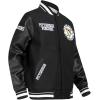 Pro Standard Mens NHL Retro Classics Varsity Jacket(Black)