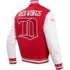 Pro Standard Mens NHL Retro Classics Varsity Jacket(Red/White)