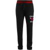 Pro Standard NBA Mens Mens NBA Retro Classics Brushed Back French Terry Sweatpant(Black/Red/Black)