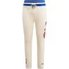 Pro Standard NBA Mens Mens NBA Retro Classics Brushed Back French Terry Sweatpant(Eggshell/Royal Blue)