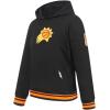 Pro Standard NBA boys Big Boys Nba Retro Classics Fleece Pull Over Hoodie(Black/Orange)
