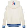 Pro Standard NBA boys Big Boys Nba Retro Classics Fleece Pull Over Hoodie(Eggshell/Royal Blue)