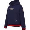 Pro Standard NBA boys Big Boys Nba Retro Classics Fleece Pull Over Hoodie(Midnight Navy/Red/Midnight Navy)