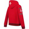 Pro Standard NBA boys Big Boys Nba Retro Classics Fleece Pull Over Hoodie(Red/Black)