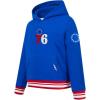Pro Standard NBA boys Big Boys Nba Retro Classics Fleece Pull Over Hoodie(Royal Blue/Red)