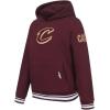 Pro Standard NBA boys Big Boys Nba Retro Classics Fleece Pull Over Hoodie(Wine)