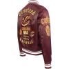 Pro Standard Womens NBA Old English Satin Jacket(Wine)
