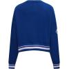 Pro Standard Womens NFL Retro Classics Brushed Back French Terry Crewneck Sweatshirt(Dodger Blue)