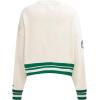 Pro Standard Womens NFL Retro Classics Brushed Back French Terry Crewneck Sweatshirt(Eggshell/ Kelly Green)