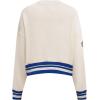 Pro Standard Womens NFL Retro Classics Brushed Back French Terry Crewneck Sweatshirt(Eggshell/Royal Blue)