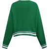 Pro Standard Womens NFL Retro Classics Brushed Back French Terry Crewneck Sweatshirt(Kelly Green)