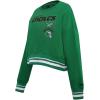 Pro Standard Womens NFL Retro Classics Brushed Back French Terry Crewneck Sweatshirt(Kelly Green)