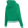 Pro Standard Womens NFL Retro Classics Brushed Back French Terry Cropped Pullover Hoodie(Kelly Green)
