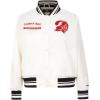 Pro Standard Womens NFL Retro Classics Satin Jacket(Ivory)