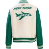 Pro Standard Womens NFL Retro Classics Varsity Jacket(Green)