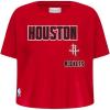 Big Girls NBA Retro Classics Cotton Short Sleeve Boxy Tee(Red)