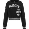 Pro Standard Big Girls NBA Retro Classics Fleece Crewneck Sweatshirt(Black)