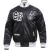 Pro Standard Mens NBA Best Of Satin Jacket(Black/Gray)